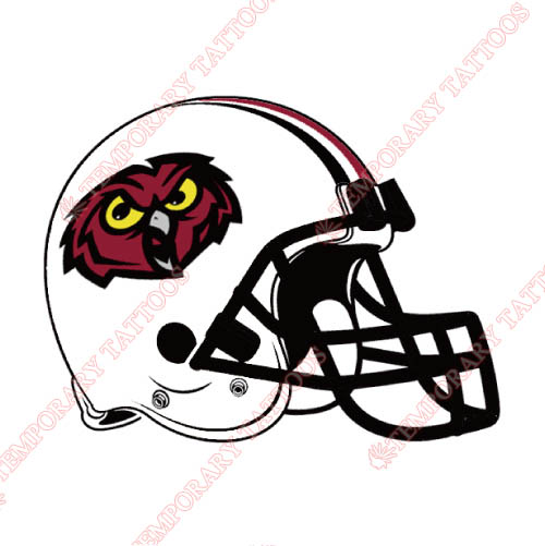 Temple Owls Customize Temporary Tattoos Stickers NO.6451